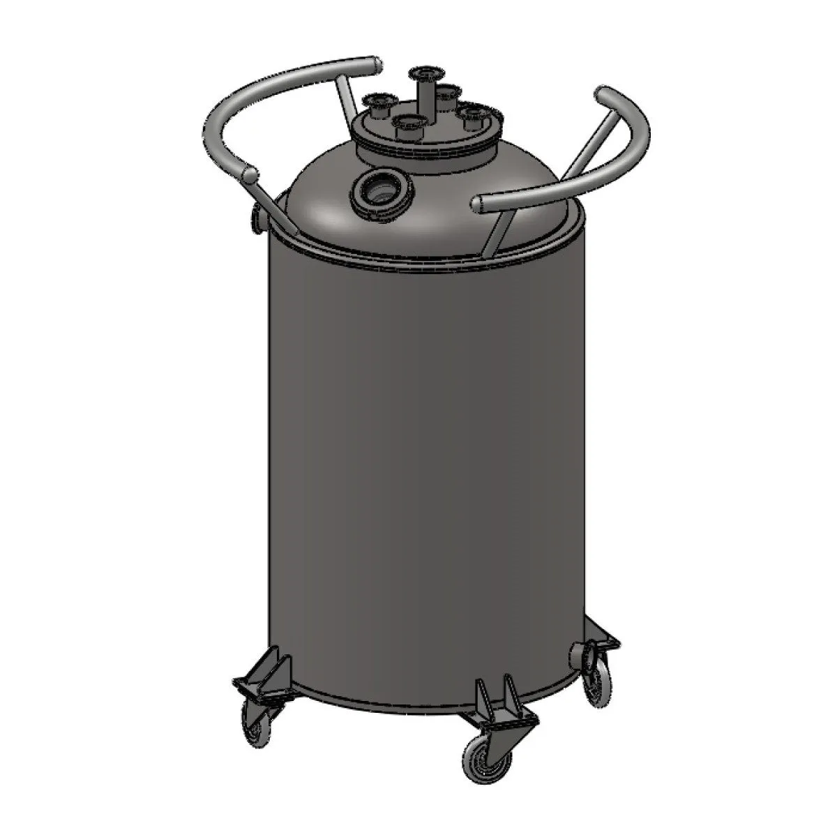 100 L, (110 lbs. Refrigerant), Jacketed Storage Vessel With Condenser