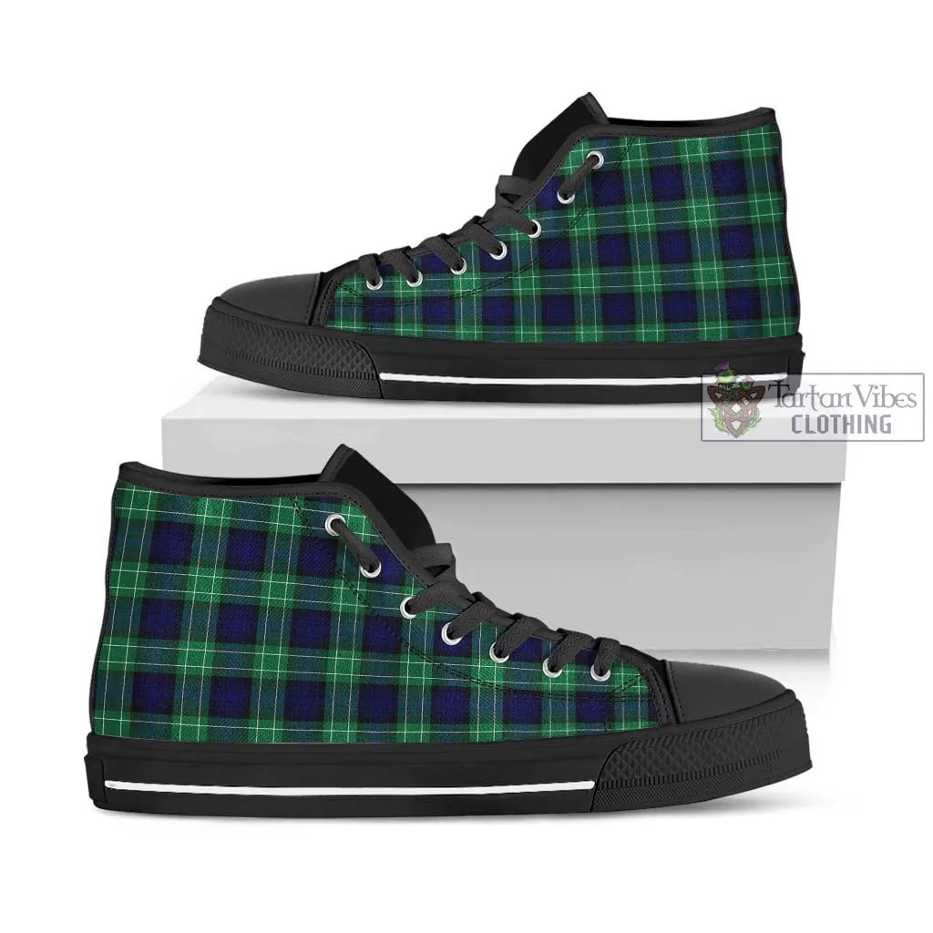 Abercrombie Tartan High Top Shoes