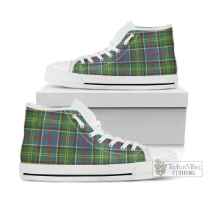 Ayrshire District Tartan High Top Shoes