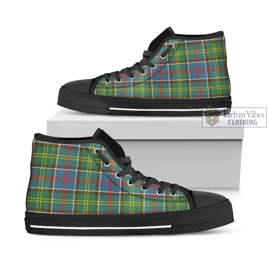 Ayrshire District Tartan High Top Shoes