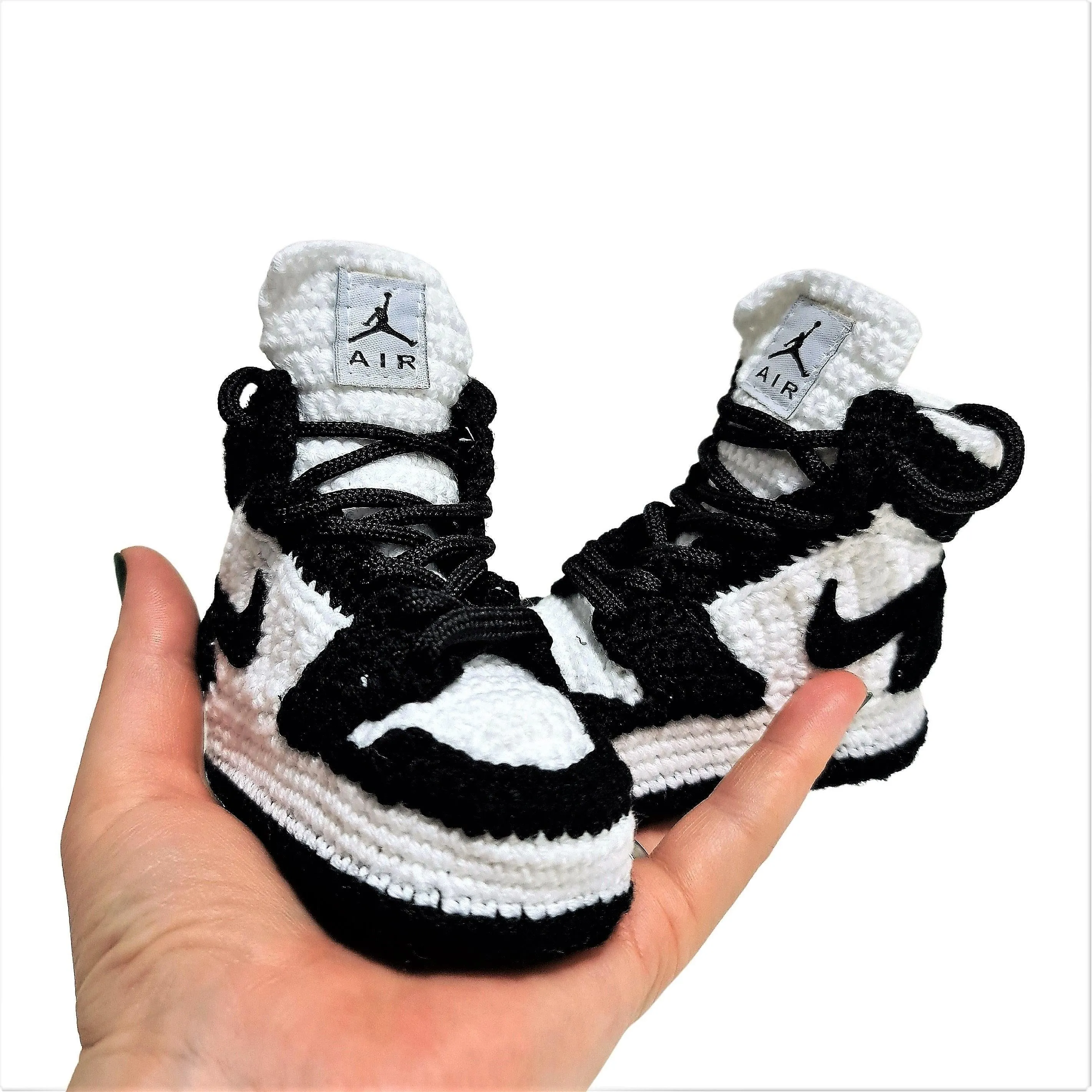 Baby Crochet Kids' Toddler Jordan Retro Slippers Basketball Soft Newborn Sneakers Booties