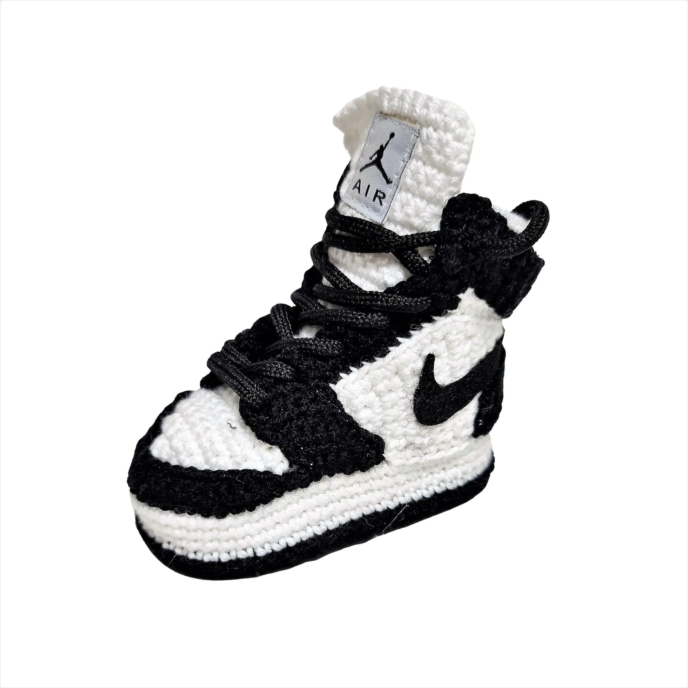 Baby Crochet Kids' Toddler Jordan Retro Slippers Basketball Soft Newborn Sneakers Booties