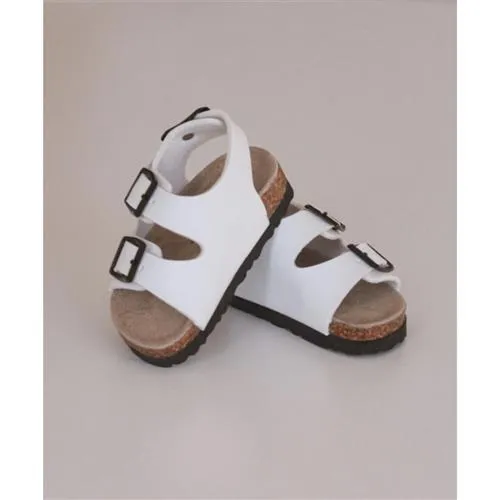 Baeb Basics Classic White Leather Sandals