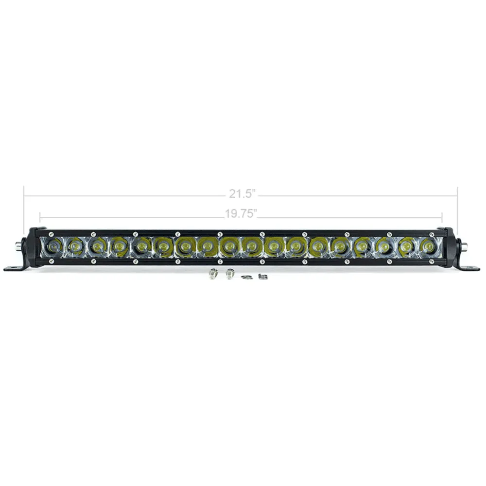 Cali Raised LED - 20" Slim Single Row White LED Light Bar