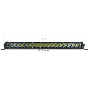 Cali Raised LED - 20" Slim Single Row White LED Light Bar