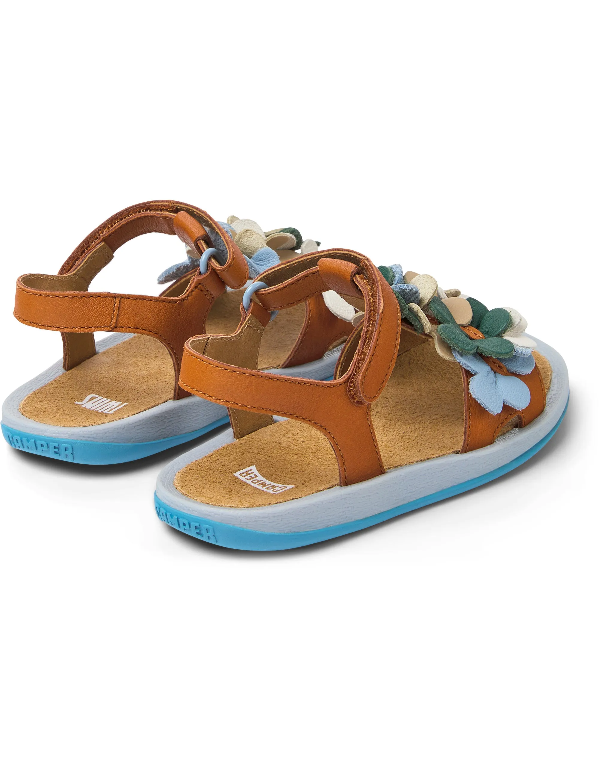 CAMPER TWINS SANDAL SS23 - TAN MULTI