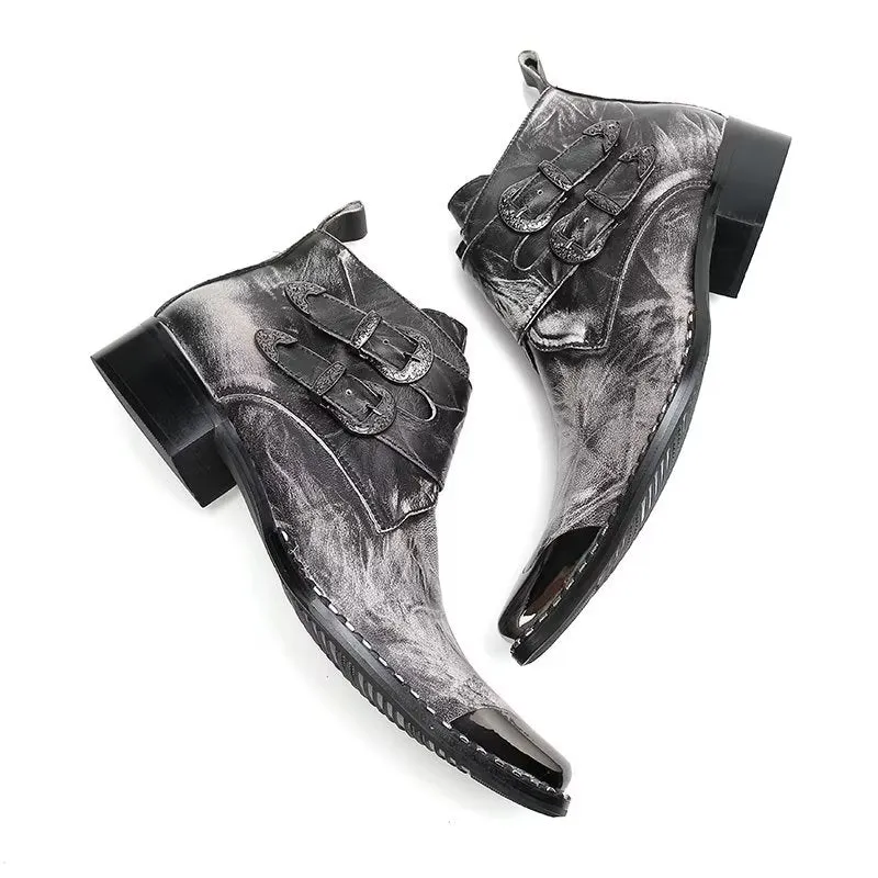 Confidently Chic Leather Ankle Boots