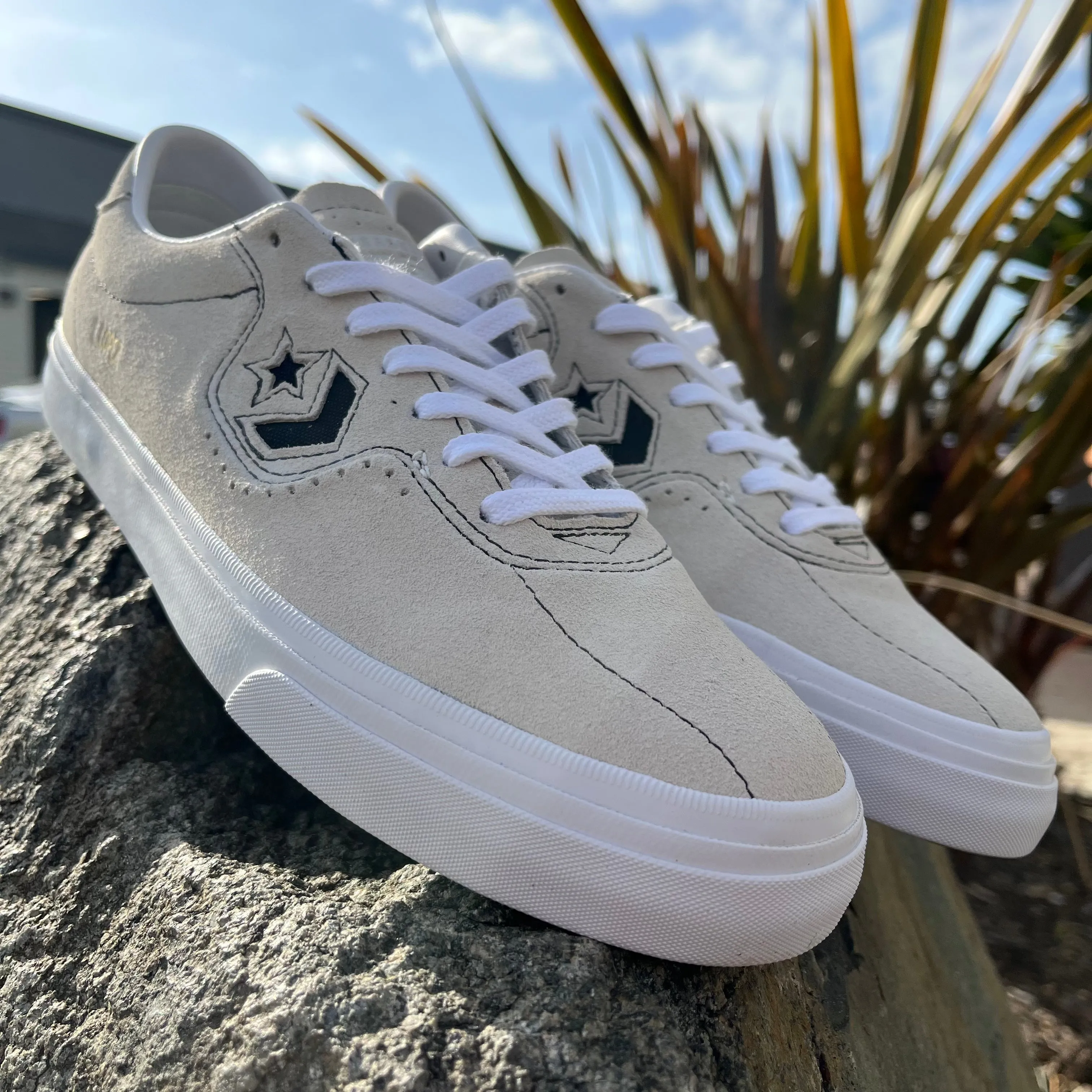 Converse Louie Lopez PRO OX Suede Egret/Black