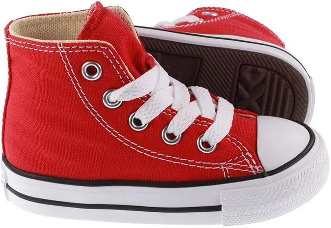 Converse Shoes Infants Chuck Taylor Hi Red