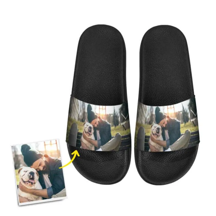 Custom Photo Slide Sandal Personalized Slippers For Men