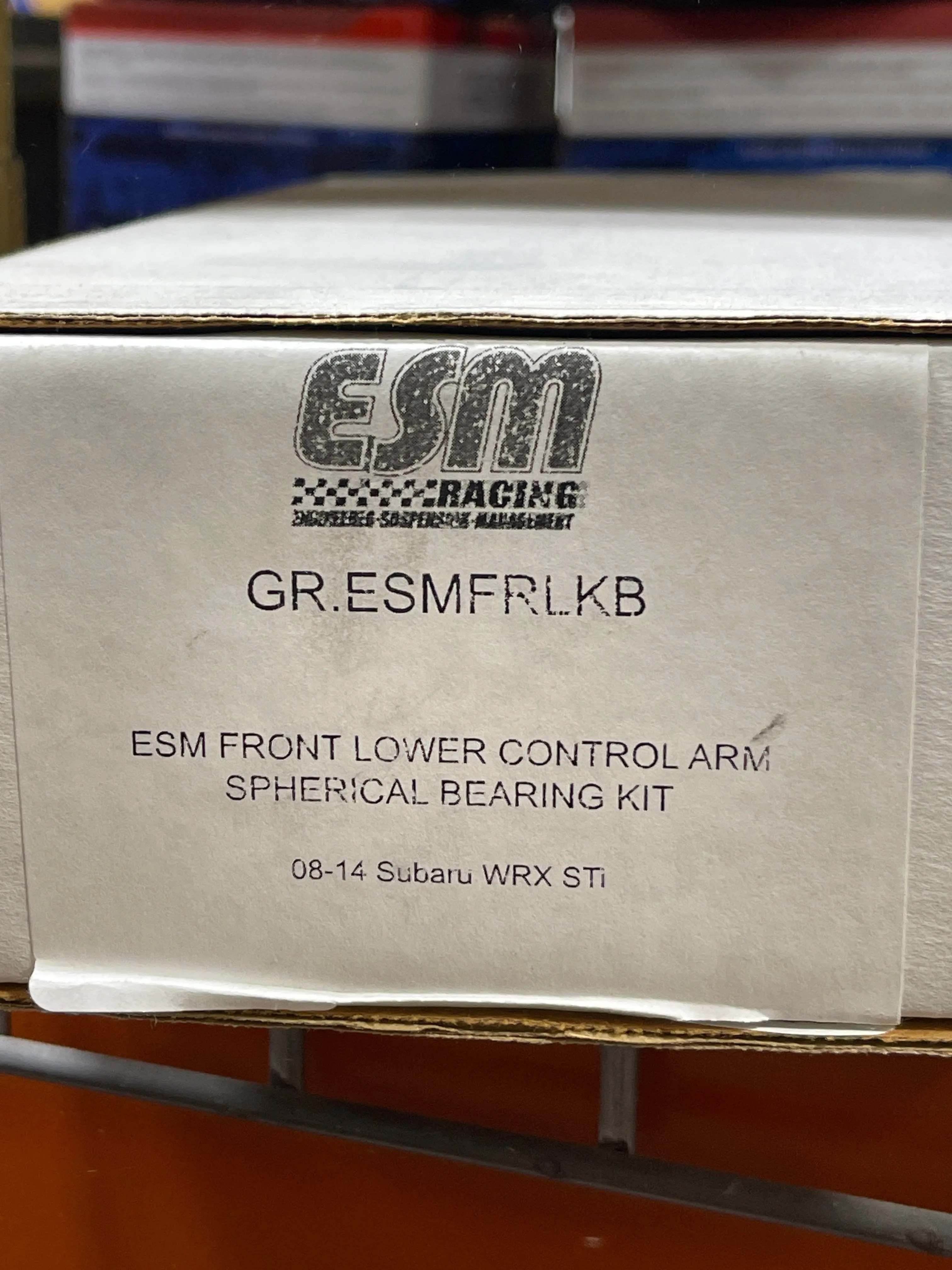 ESM FRONT LOWER CONTROL ARM SPHERICAL BEARING KIT - 08-14 WRS/STI - ESMGR.ESMFRLKB-XXX **CLEARANCE**