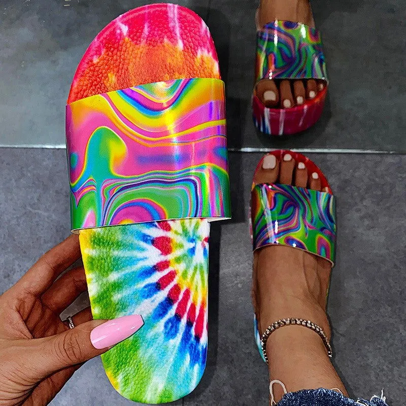 Graphic Print Air Walker Women's Sandals