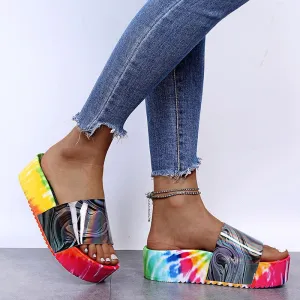 Graphic Print Air Walker Women's Sandals