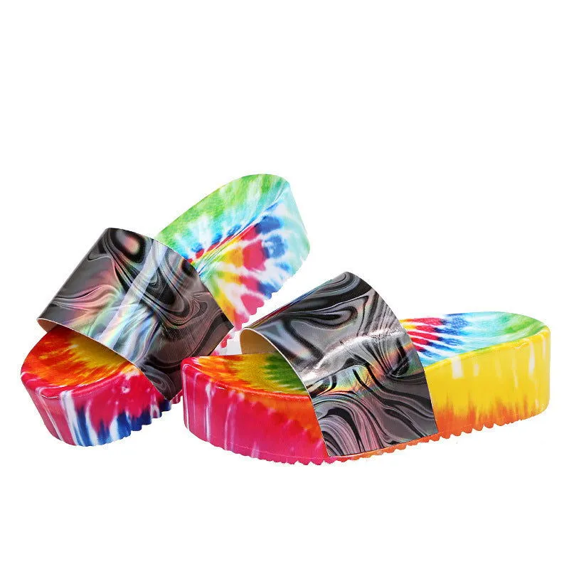 Graphic Print Air Walker Women's Sandals