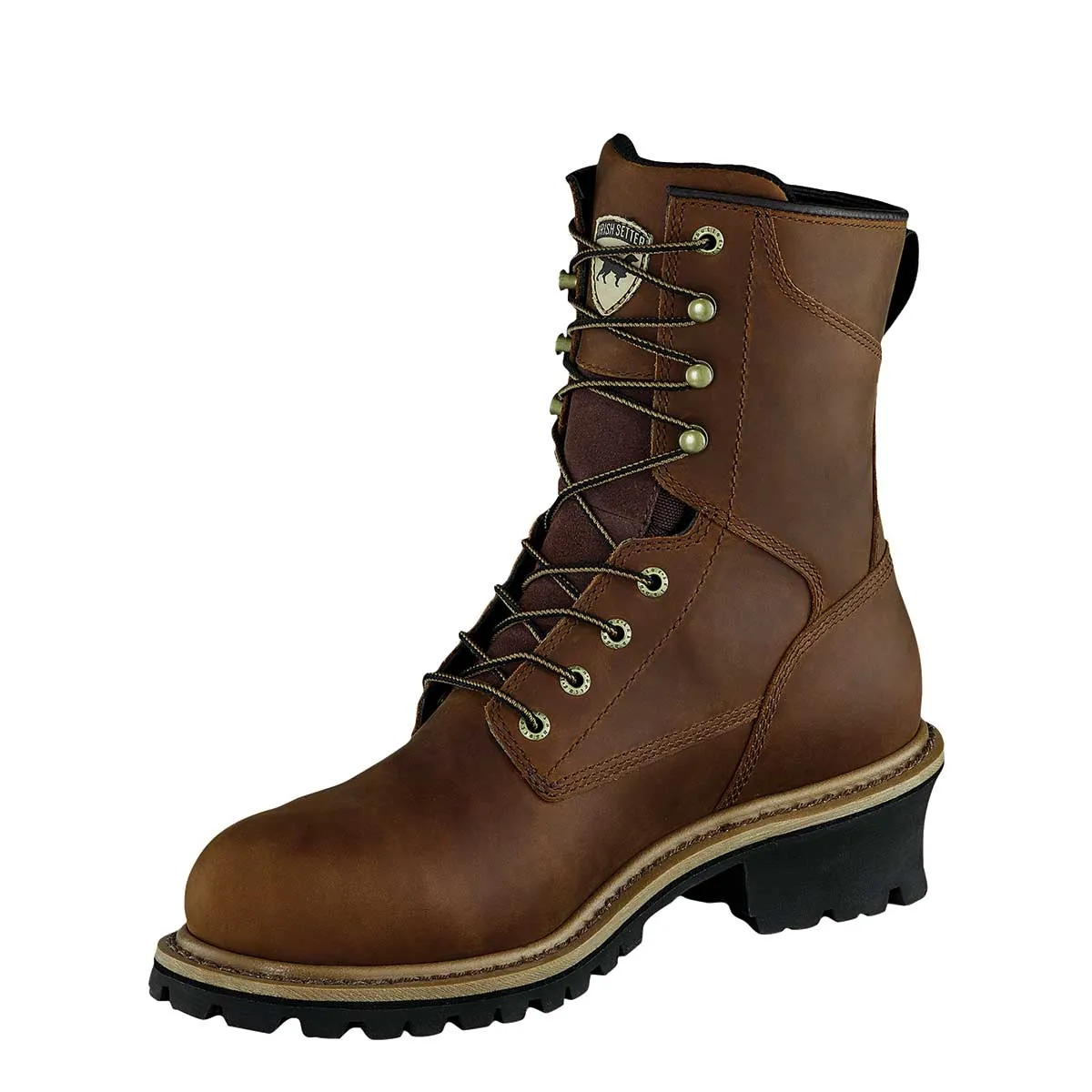 Irish Setter Men's 8" Safety Toe Mesabi Logger Boots