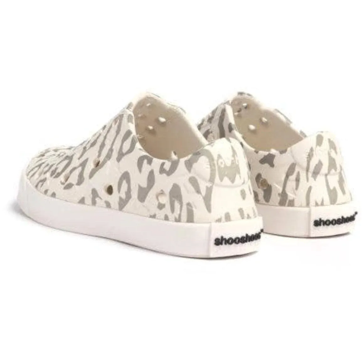 Kid's Waterproof Sneakers with Leopard Print