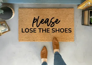 Lose the Shoes Welcome Mat