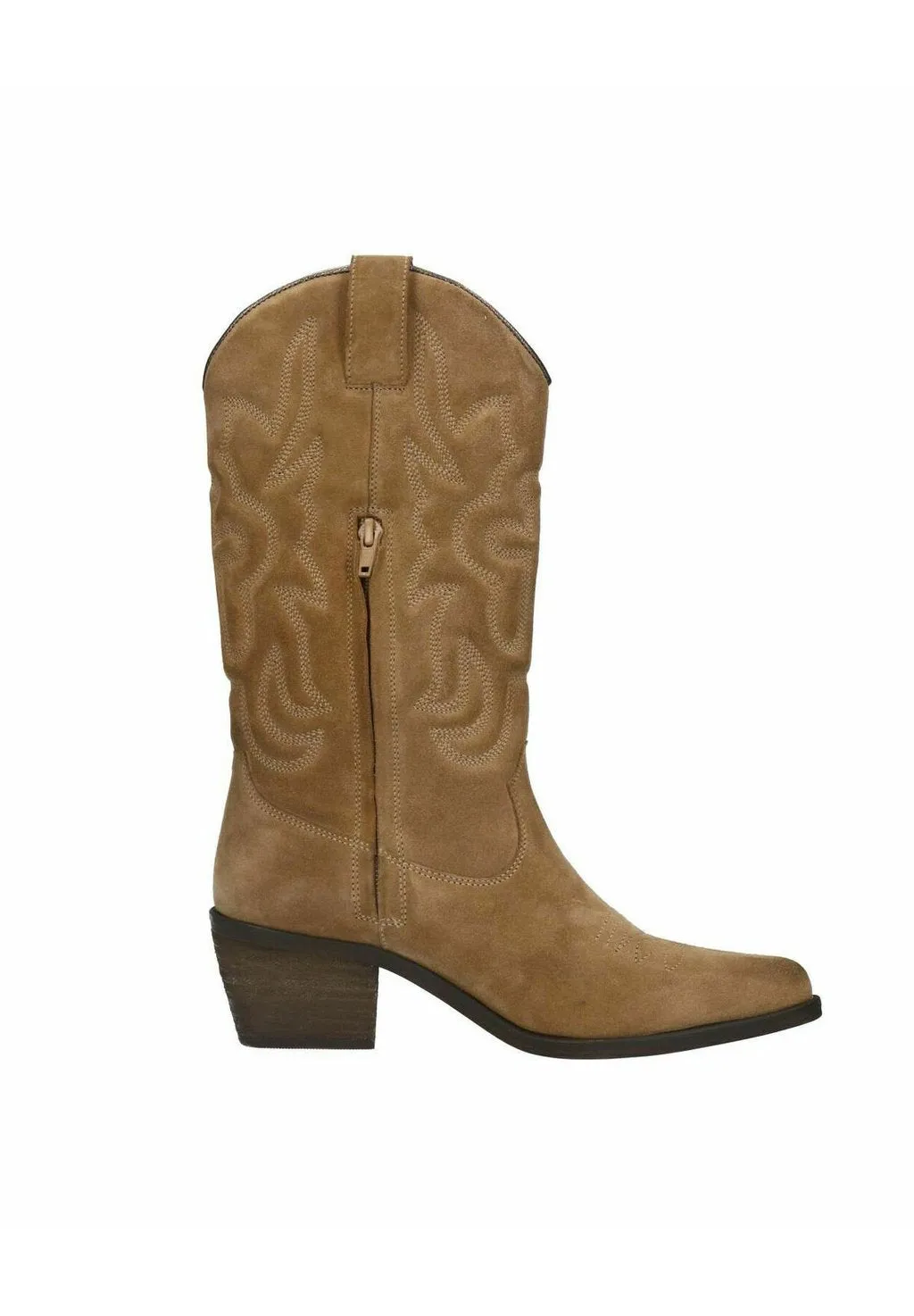 Manfield cowboy/biker boots, beige