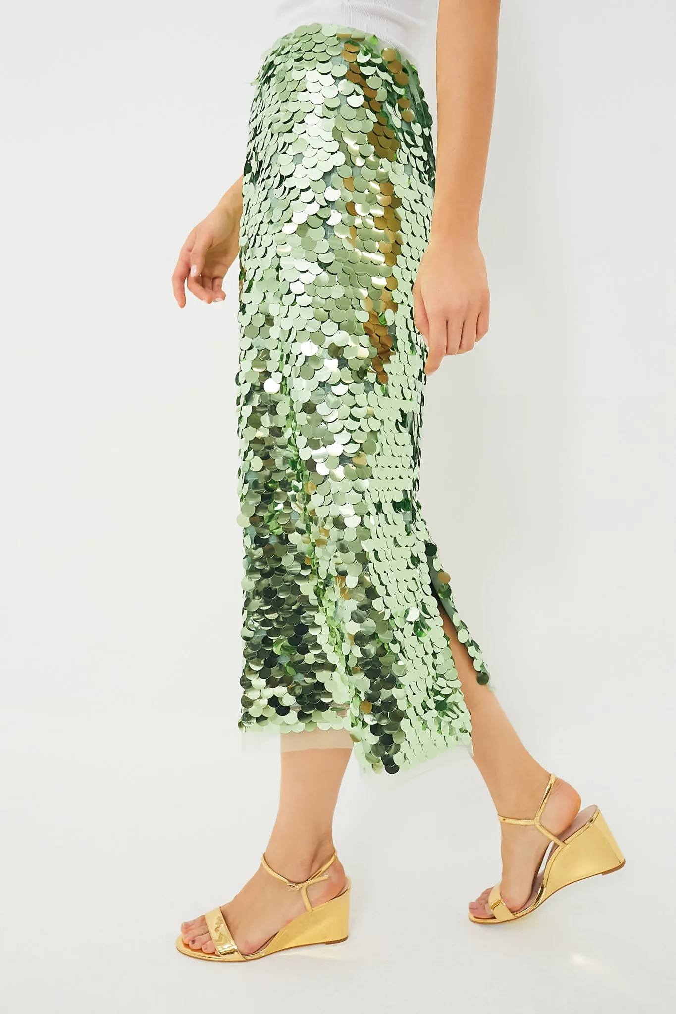 Mint Chip Remmi Midi Skirt