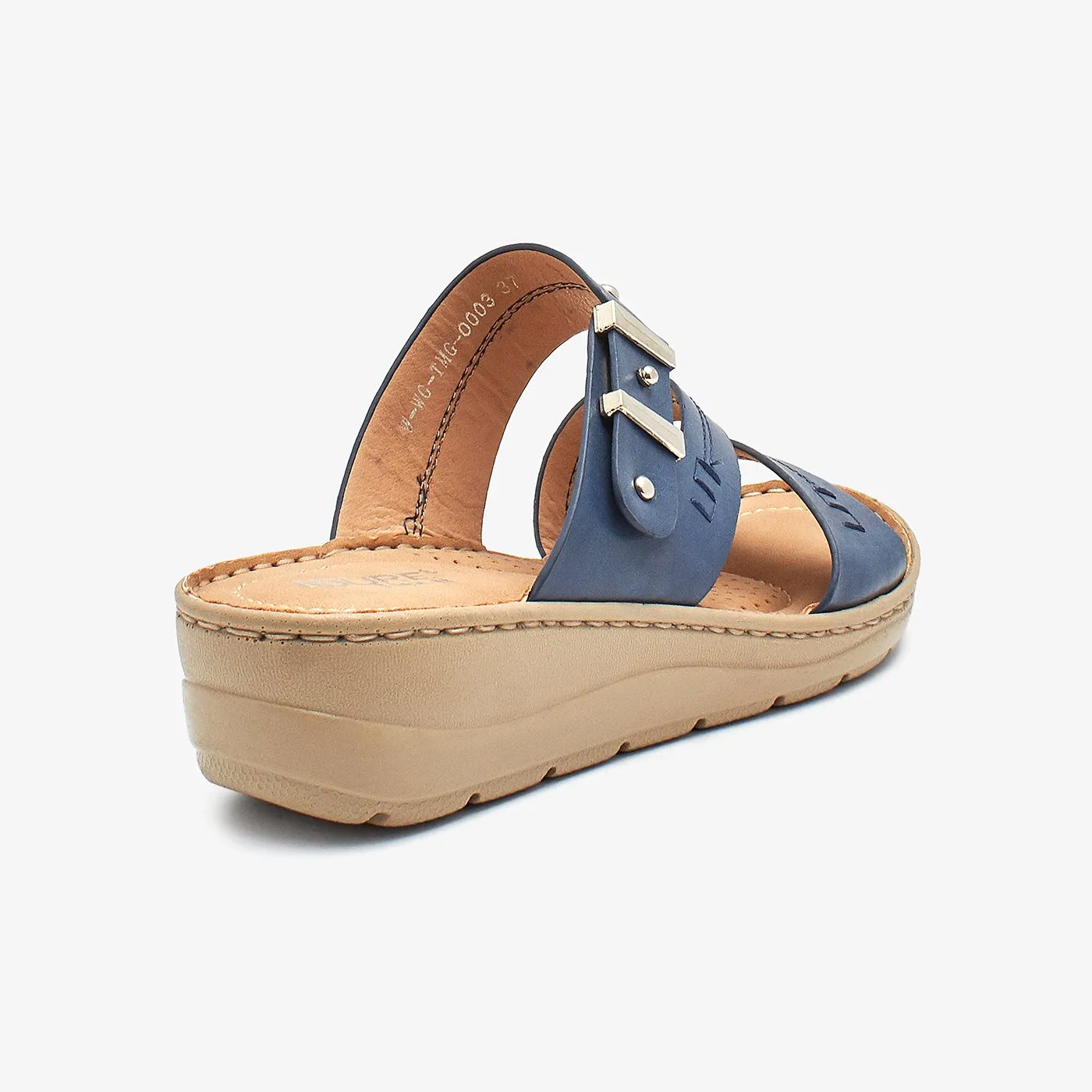 Multi Strap Buckled Women Chappals