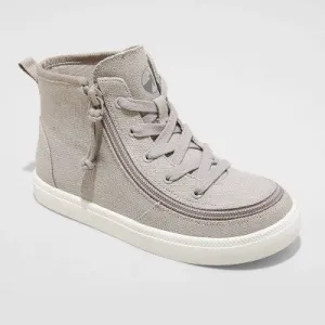 New - BILLY Footwear Girls' Haring Essential High Top Sneakers - Gray 13