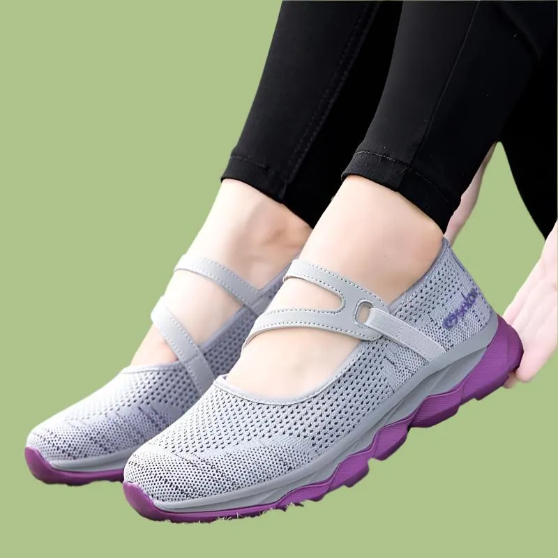 Nurse Casual Sneakers Womens Casual Comfortable Breathable Walking Shoes Slip on Light Mom Flatform Boat Shoe Anti-slip