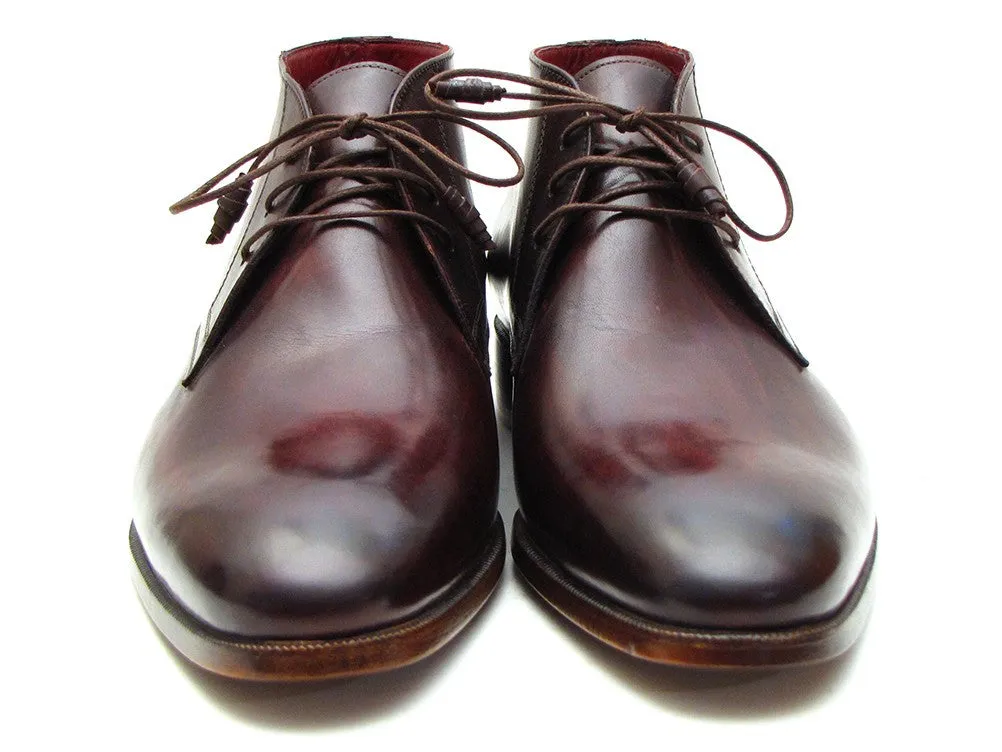 Paul Parkman Brown & Bordeaux Chukka Boots