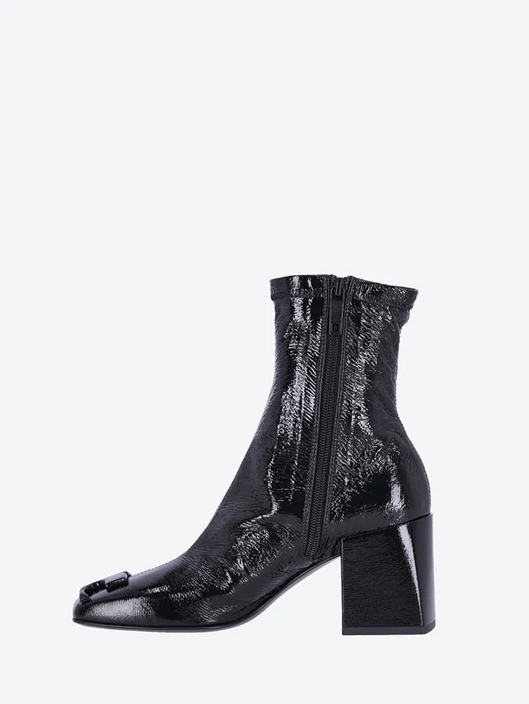 Reedition vinyl ankle boots