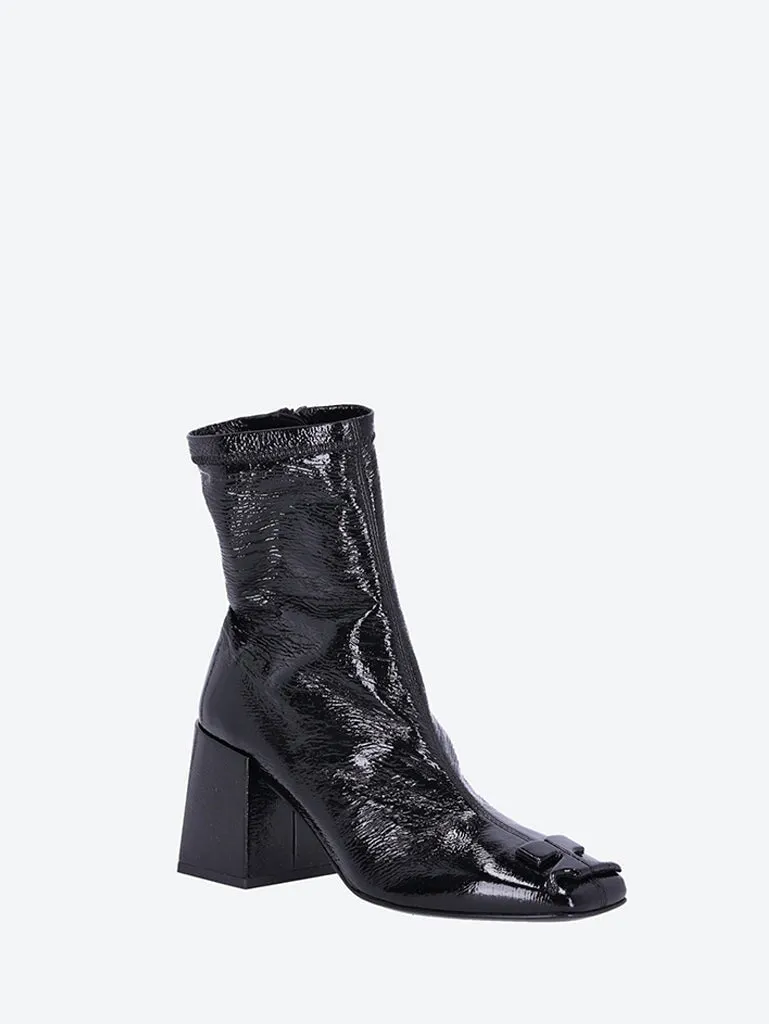 Reedition vinyl ankle boots