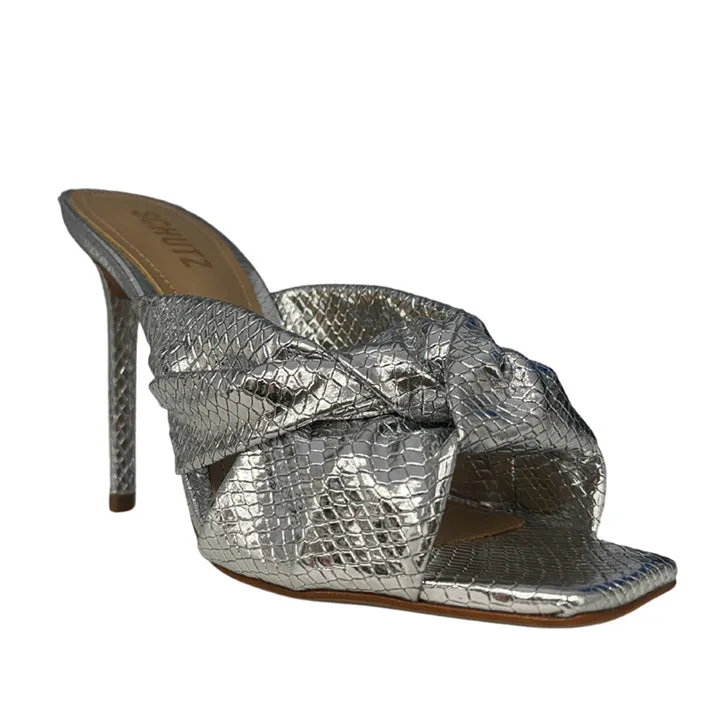 SCHUTZ MINDY SNAKE HEELS