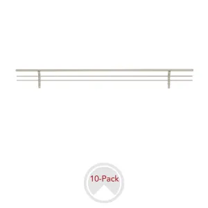 Sidelines / CSRSL-18SN-10 / Sidelines Closet Shoe Rail for Custom Closet Systems (10 pack)