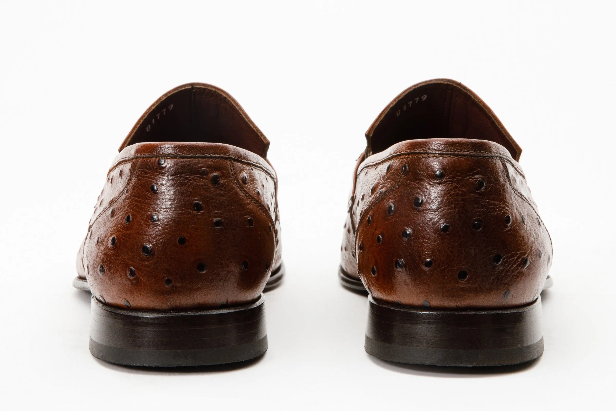 The Johannesburg Brown Leather Dress Loafer Men  Shoe