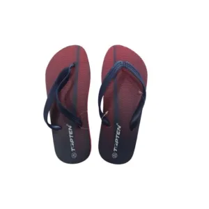 Topten  Men Beach Slippers Red And Navy P804022M