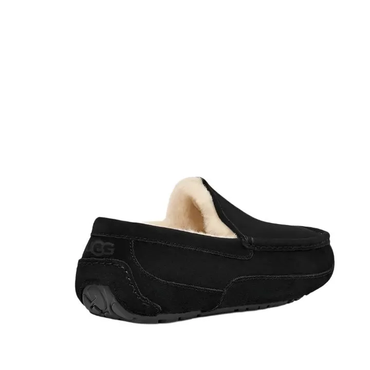 UGG MEN ASCOT BLACK SLIPPERS