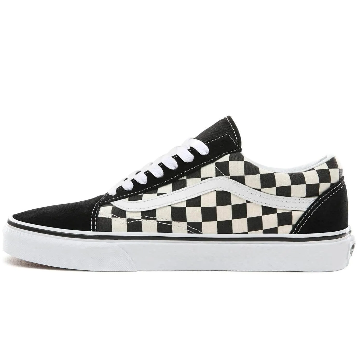 Vans Old Skool Skate Shoes - (Primary Check) Black/White