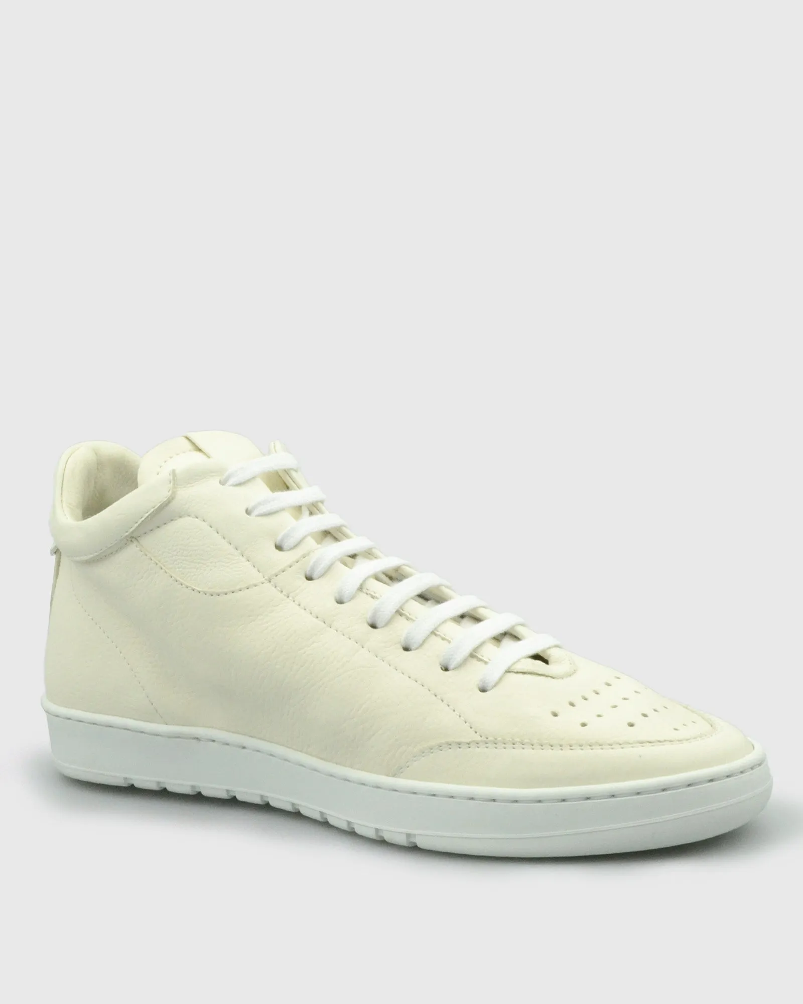 VINCENT & FRANKS VFW24XON WHITE CALF LEATHER SNEAKER