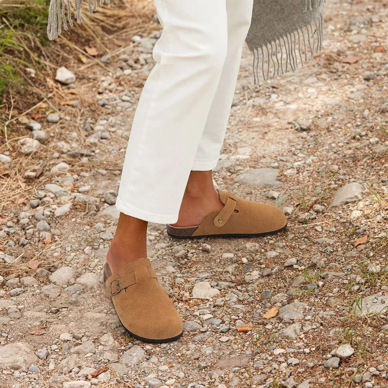 Warm Slip-on Suede Clogs for Women