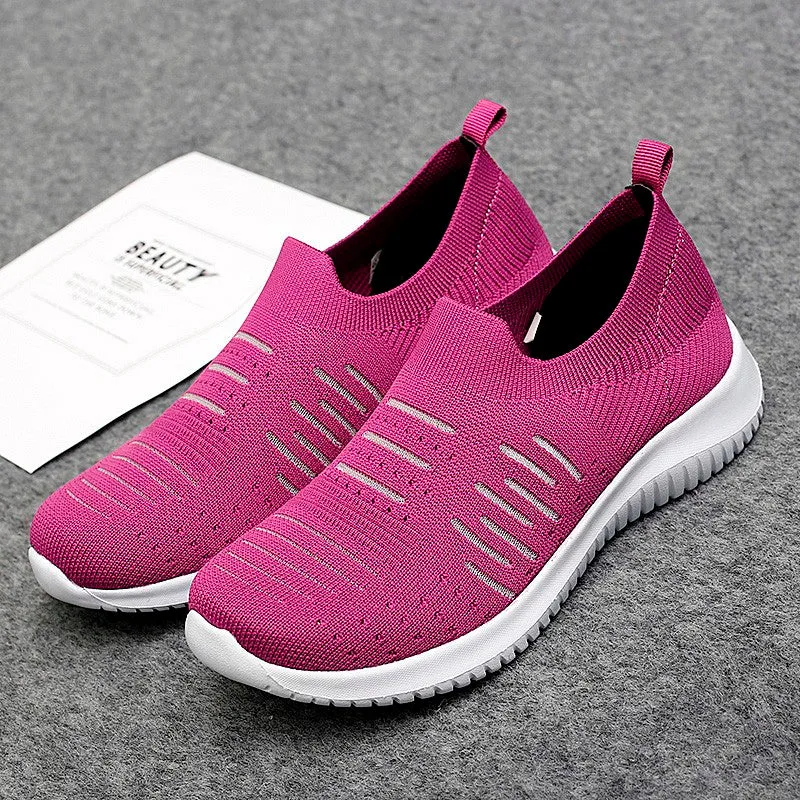 Women's spring and autumn breathable soft casual sneakers 2037