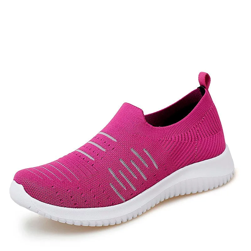 Women's spring and autumn breathable soft casual sneakers 2037