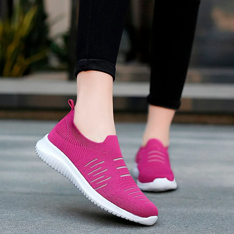 Women's spring and autumn breathable soft casual sneakers 2037