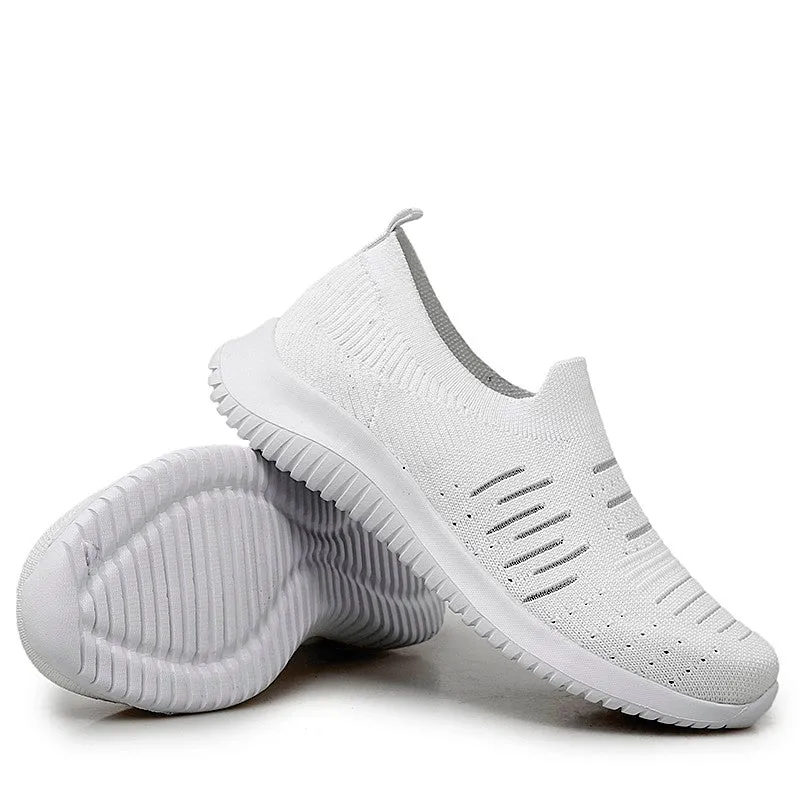 Women's spring and autumn breathable soft casual sneakers 2037