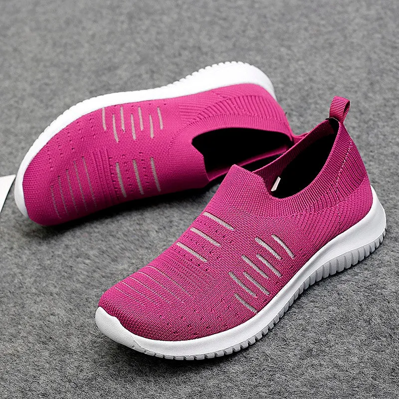 Women's spring and autumn breathable soft casual sneakers 2037