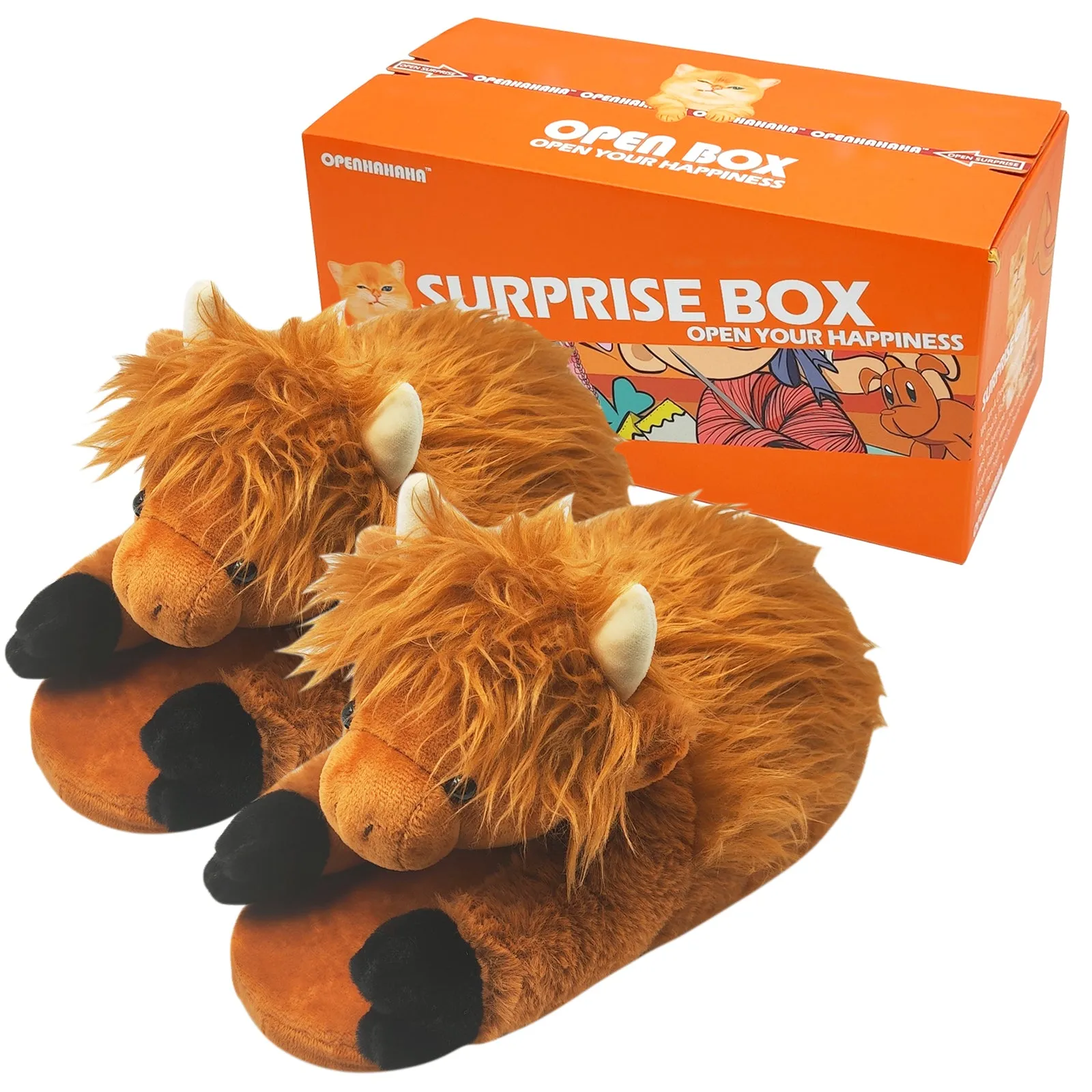 Yak slippers | Highland cow slippers